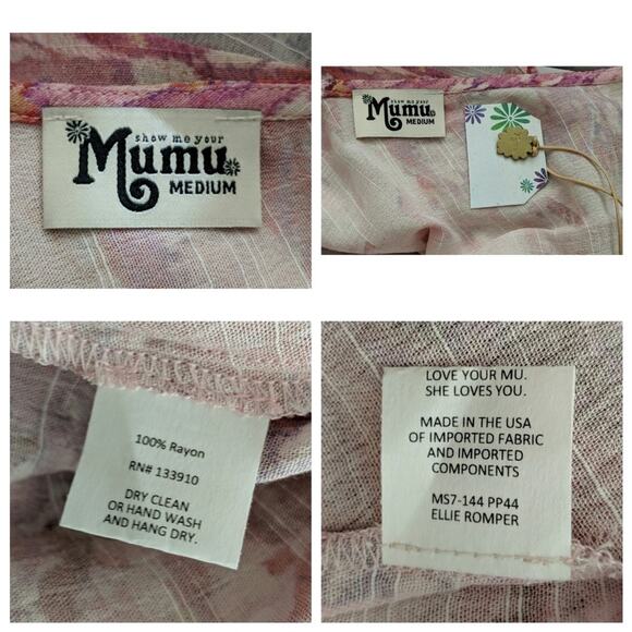 Show Me Your Mumu Ellie Romper Playsuit - Size M - NWT - Picture 7 of 7